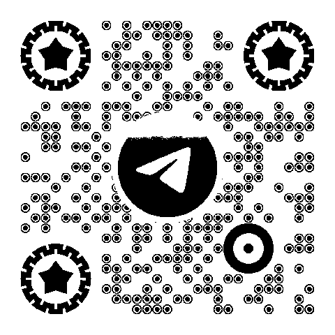 QR-код нашего чата гостей в Telegram